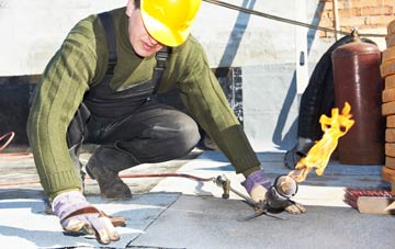 Tydd Gote flat roof construction